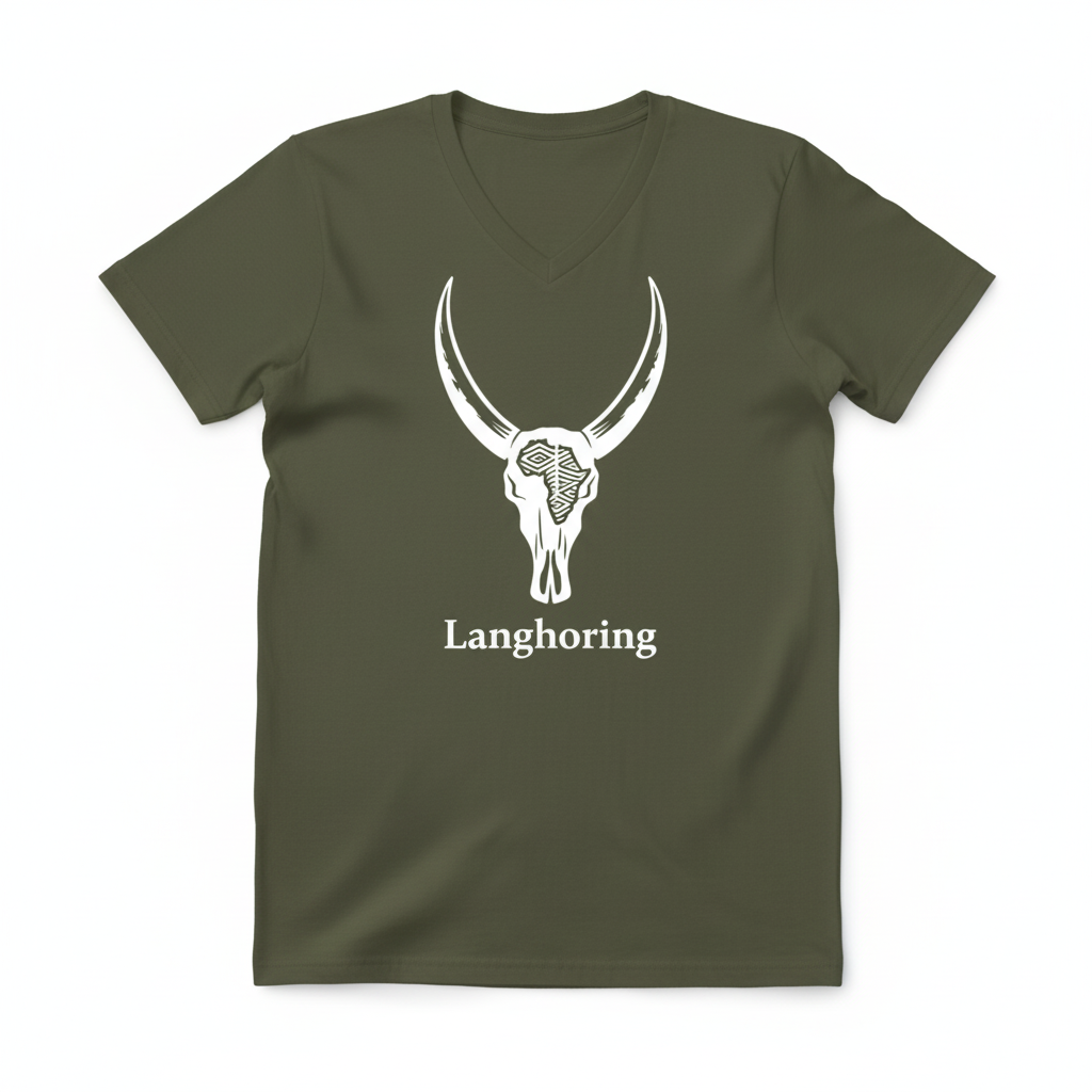 Langhoring 160g V-neck - Olive Green