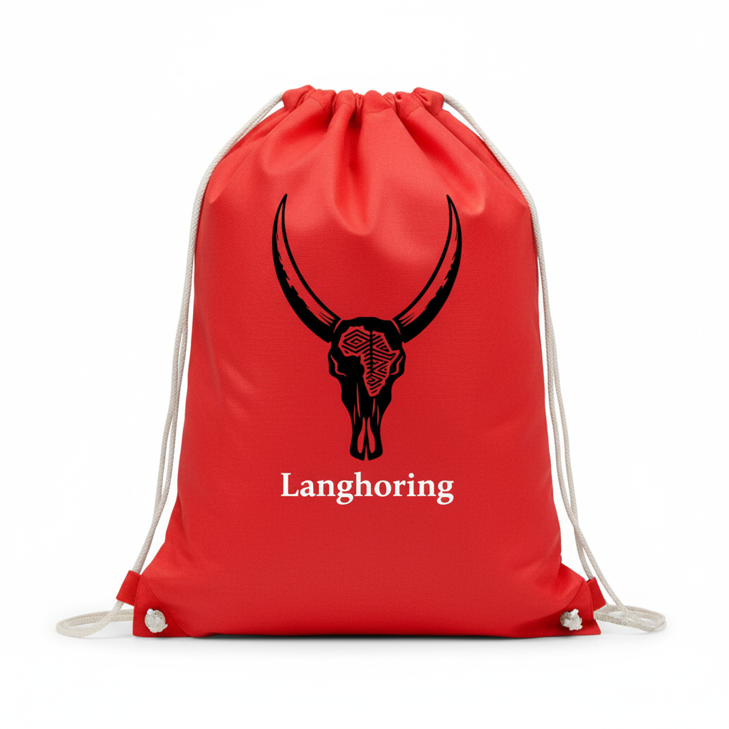 Langhoring Drawstring Bag - Red