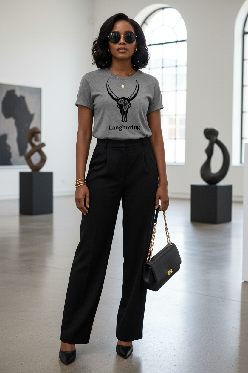 Langhoring Platinum grys elegant