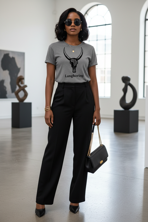 Langhoring Platinum grys elegant